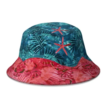 Vasaros Paplūdimio Atogrąžų Modelis Kibirą, Skrybėlės Moterims Vasaros Saulės Panama Nuo Saulės Kepurė Vyrams Streetwear Žvejybos Žvejys Skrybėlės
