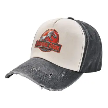 Retro Medvilnės Juros Periodo Parkas Beisbolo Kepuraitę Vyrai Moterys Reguliuojamas Senovės Gyvūnų Dinozaurų Nelaimę Snapback Sunkvežimio Vairuotojas Hat