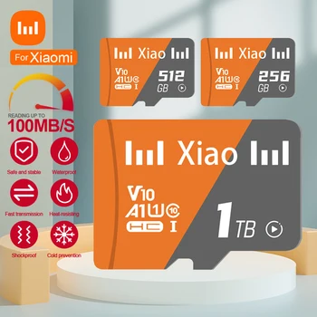 Xiaomi C10 Mini Sd Atminties Kortele 512 GB Micro Sd TF Card 256 GB 128GB 64GB Didelės Spartos Tarjeta Microdrive Mini SD Kortele