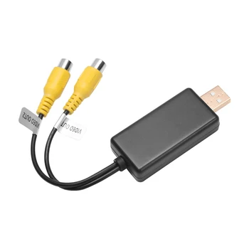 USB CVBS RCA Vaizdo Išėjimas Adapteris Box Sąsaja, Prijungti prie TV Ekrano Prietaisą, Skirtą 