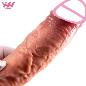 Moters Dildo Masturbator Mažas, Tikroviškas Penis Su siurbtuko Big Dick Moterų Sekso Žaislai Vagina Analinis G-taško stimuliacija