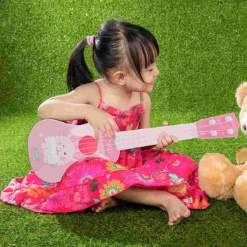 Kidcraft Playset Imituojamas Gitara Vintage Stiliaus Akustinės Senamadiškas Žaislas Vaikui
