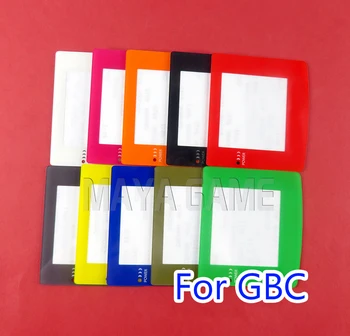 10vnt Pakeisti Plastikiniai Spalvotų Ekranų Gameboy Spalva GBC Remontas Priedai Objektyvo Dangtelis Konsolės