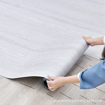 3m grindų odos grindų lipdukai, lipnios miegamasis salės grindų renovacija ritė dėvėjimuisi atsparios plaukų vandeniui atspari drėgmei atsparus