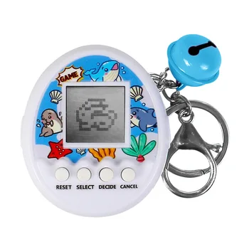 Keychain Elektroninių Žaislų Elektroninių Augintiniai Žaislai 90S Nostalgiškas Augintiniai Vienas Virtualus Cyber Pet Žaislas Juokingas Žaidimas Konsolės paketų prižiūrėtojų raktinę Dovana