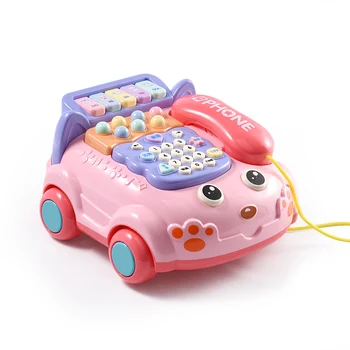 Yy Kūdikių ir Vaikų Žaislai Modeliavimas Fiksuotojo ryšio Telefono Berniuko, Muzikos Mobilusis Telefonas