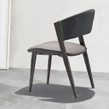 Namų ūkio high-end dizaineris valgomojo stalai ir kėdės šviesos prabanga naujas, modernus minimalistinio valgomojo kėdės.