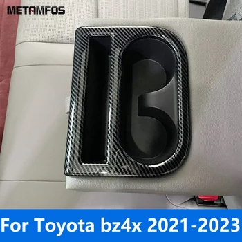 Toyota bz4x 2021 2022 2023 Anglies Pluošto Galinės Sėdynės Puodelio Laikiklis Skydelio Dangtelį Vandens Butelis Rėmo Lipdukas Reikmenys, Automobilių Stilius