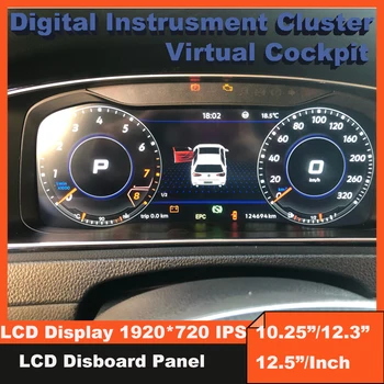 Prietaisų Skydelis LCD Ekranas Skaitmeninis Spidometras Virtualių pilotų Kabinos Prietaisų skydelis VW PASSAT, B8 CC, Golf 6 7 MK7 GTI Tiguan