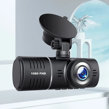 HD 1080P Automobilių Vaizdo įrašymo IPS Ekranas 3 Objektyvo Automobilių DVR infraraudonųjų SPINDULIŲ Naktinio Matymo Transporto priemonės Vairavimo Diktofonas Stovėjimo Stebėti, Priekiniai Galinio vaizdo Kamera