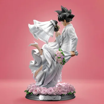 Anime Dragon Ball Gk Gokas Kiki Santuokos Laimė Scena Veiksmų Skaičius, Statula Stalo Apdailos Kolekcijos Modelis Dovanos
