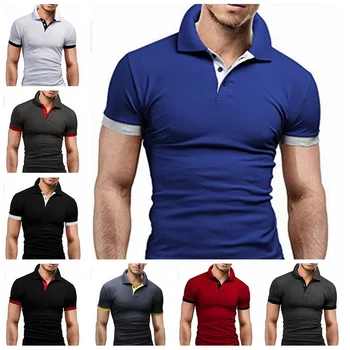 2023 naujas vasaros vyriški trumparankoviai marškinėliai populiarus mados trumpas rankovėmis polo marškinėliai