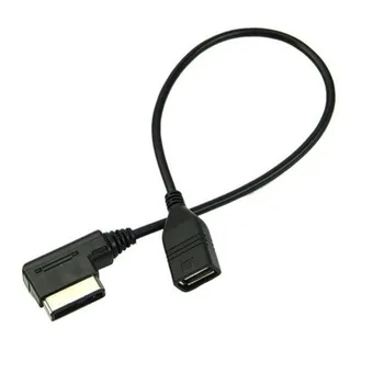 USB AUX Kabelis Muzikos MDI MMI AMI USB Moterų Sąsaja Audio AUX Adapteris Duomenų Vielos VW MK5 AUDI A3 A4, A4L A5 A6 A8 Q5