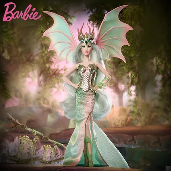 100% Originalus Barbie Parašas Mitinės Muse Fantasy, Dragon Imperatorienė Lėlės Mergaitėms Kolektorius Originali Mattel Prekės Kalėdų Dovana