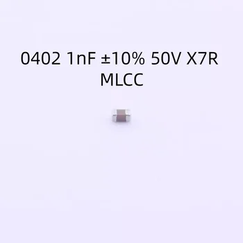 10000PCS/DAUG C1005X7R1H102KT000F Kondensatorius 0402 1nF ±10% 50V X7R MLCC