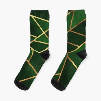 Žaliojo Aukso Akmuo Geometrinis Kojines Kalėdų, valentino dienos dovana vaikinui, smagios dovanos, Smagu kojinės