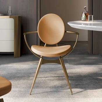 Valgomojo Kėdės Minkštos Prabangos Paprasta, Patogu Metalo Valgomasis Fotelis Virtuvės Cadeira Eifelio Miniatiūriniai Baldai
