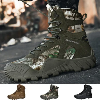 Prekės Vyrų Batai Taktinis Karo Lauko Batai Vaikščiojimo Batai, Žieminiai Batai Specialiųjų Pajėgų Taktinis Desert Combat Boots Didelis Dydis