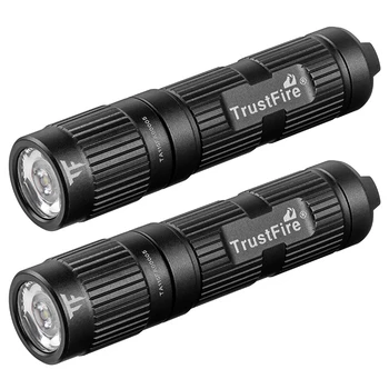 Trustfire, 2X Mini3 Edc Kišeninis Žibintuvėlis atsparus Vandeniui LED Žibintuvėlis Naudoti 10440/Aaa Baterijos, Šviesos, Lauko Kempingas Mini Lempos