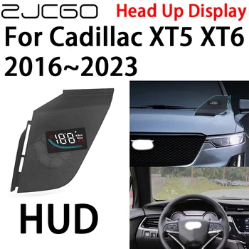ZJCGO Automobilių HUD Head Up Display Spidometras Projektorius Signalas Elektroniniai Reikmenys Cadillac XT5 XT6 2016~2023