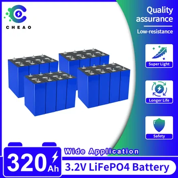 16PCS 320h Lifepo4 Baterija Įkraunama Ličio Geležies Fosfatas Batteri 