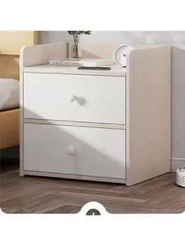 Staliukas modernus minimalistinio su užrakto paprastas mažas naktiniai stovo itin siauras mini miegamojo lovos laikymo spintos