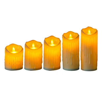 Kalėdų Dekoro LED Flameless Žvakės Lempos Mirgėjimas Dekoratyvinis Netikrą Žvakių Šviesos Vestuves ir Atostogų Apdaila