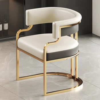 Modernūs, Prabangūs Valgomojo Kėdės Patogiai Aukso Kojų Suaugusiųjų Arka Parama Kėdės Dizaineris Unikalus Silla Plegable Patalpų Prekes
