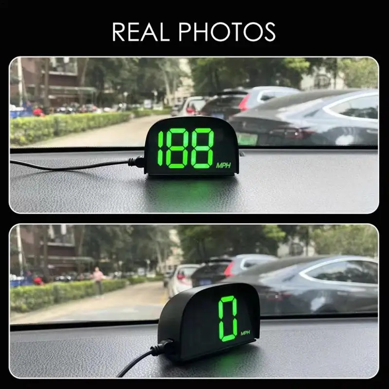 Heads Up Display Už Automobilius Auto Greitis Automobilių Hud GPS Spidometro greičio viršijimo Įspėjimo Rida Matavimo Hud Spidometras Ekranas