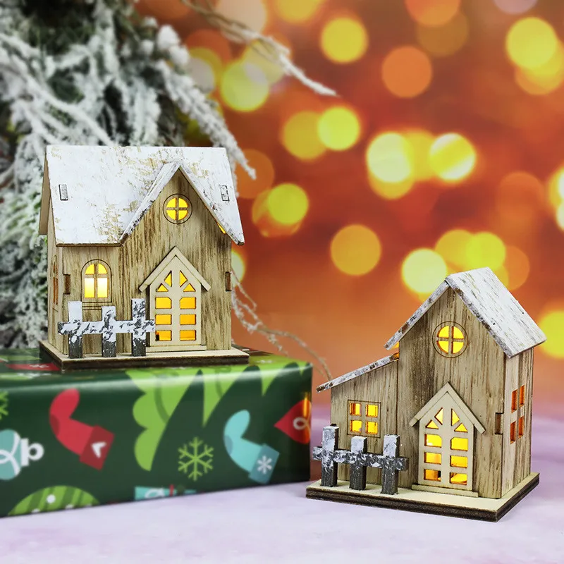2023 Naujas Medinis Šviesos Kalėdų Salono Dekoratyvinis Reikmenys, Kalėdų Eglučių Dekoratyvinis Kalėdos Namų Puošybai Kalėdos Naujųjų Metų Dovanos