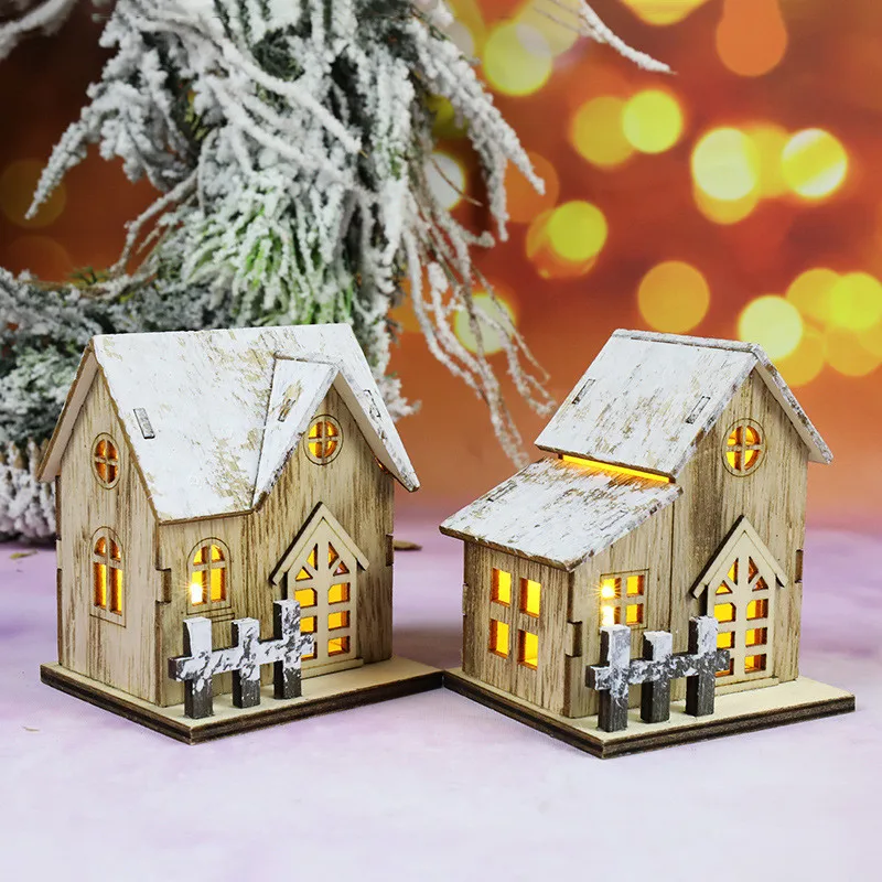 2023 Naujas Medinis Šviesos Kalėdų Salono Dekoratyvinis Reikmenys, Kalėdų Eglučių Dekoratyvinis Kalėdos Namų Puošybai Kalėdos Naujųjų Metų Dovanos
