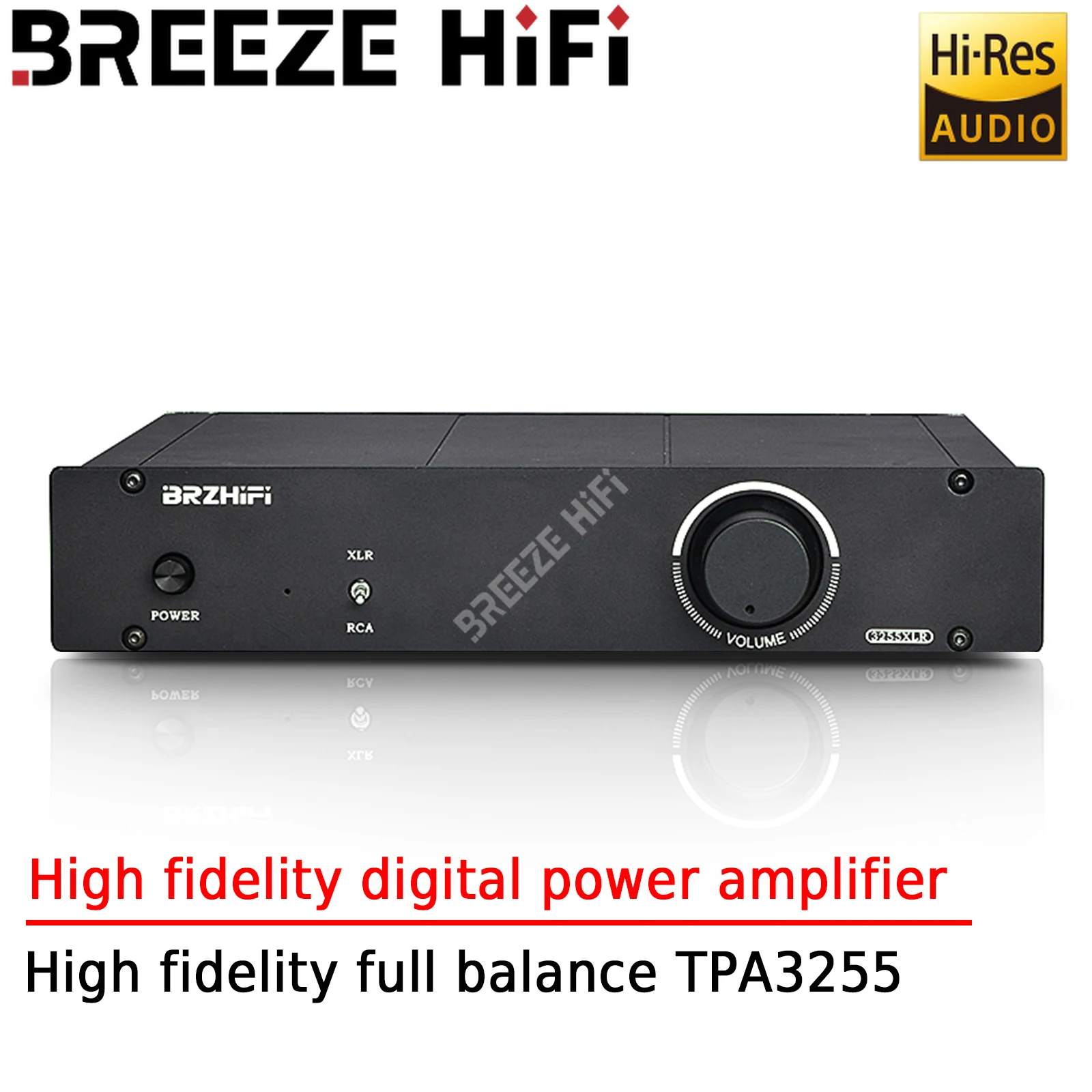 VĖJAS HIFI 300w*2 Didelės Galios Visiškai Subalansuotas TPA3255 Stereo Digital Galios Stiprintuvo High Fidelity 