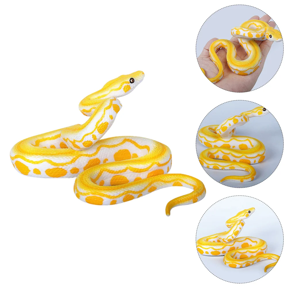 Vaikas Žaislai Aukso Python Balandžio Kvailių Diena Sudėtinga, Modeliavimo Gyvatė Modelis Dirbtinis Boa Constrictor Roplių Pvc Vaikas