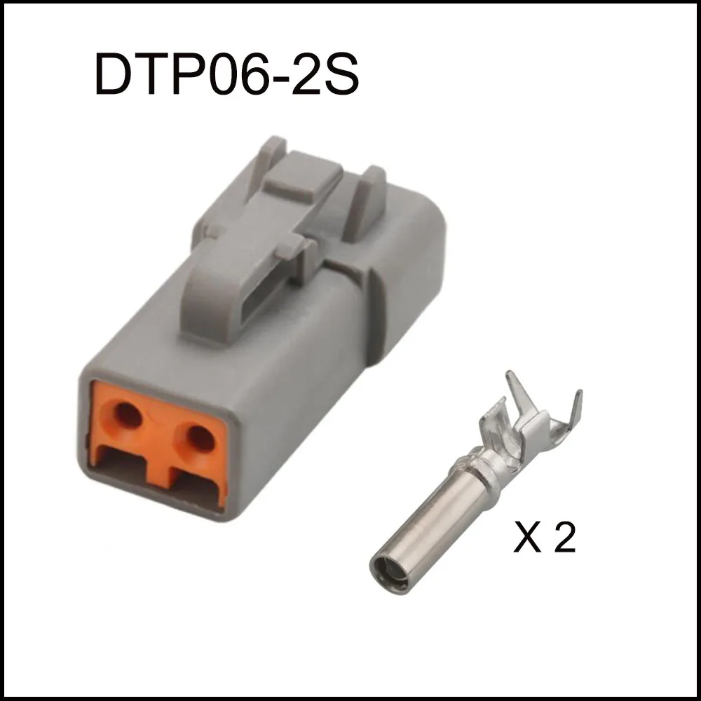 100SET įtraukti terminalo antspaudas automobilių vandeniui jungtis 2 pin female male kabelio DJ7029CA-2.3-21