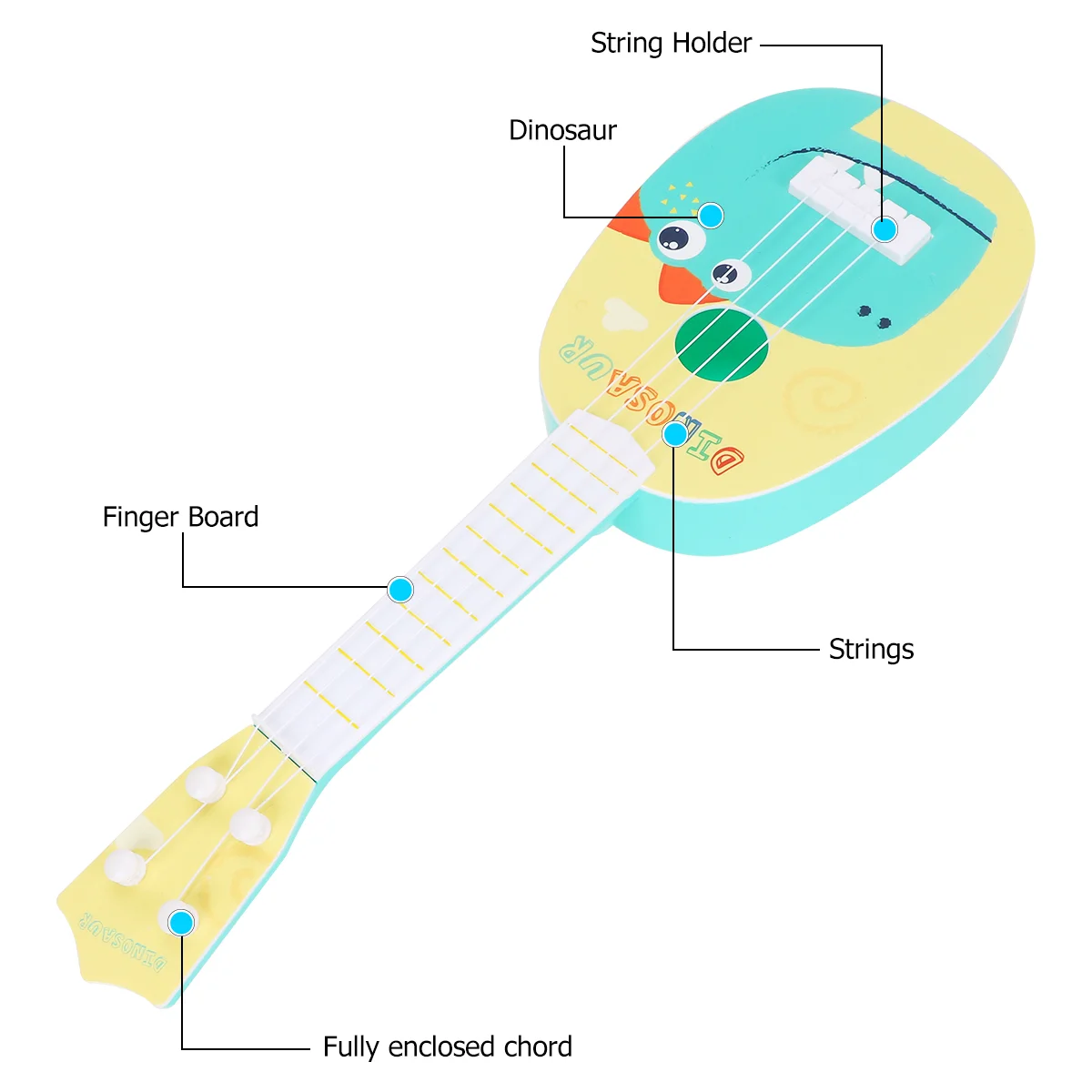 Vaikai Havajų Gitara 4 Stygų Modelis Bamblys Muzikos Instrumentai, Gitara Švietimo Žaislai, Vaikams, Vaikui, Vaikams