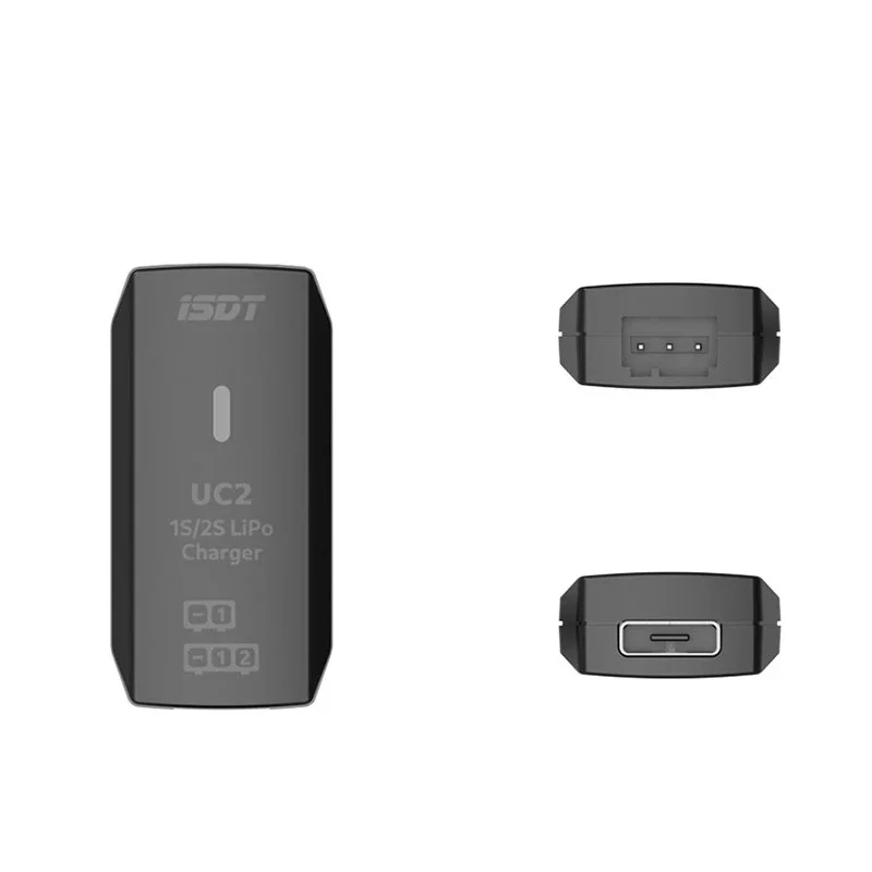 ISDT UC2 1S/2S LiPo Baterijos Likutis Smart USB Įkroviklį 