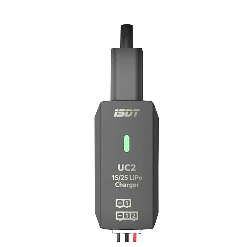 ISDT UC2 1S/2S LiPo Baterijos Likutis Smart USB Įkroviklį 