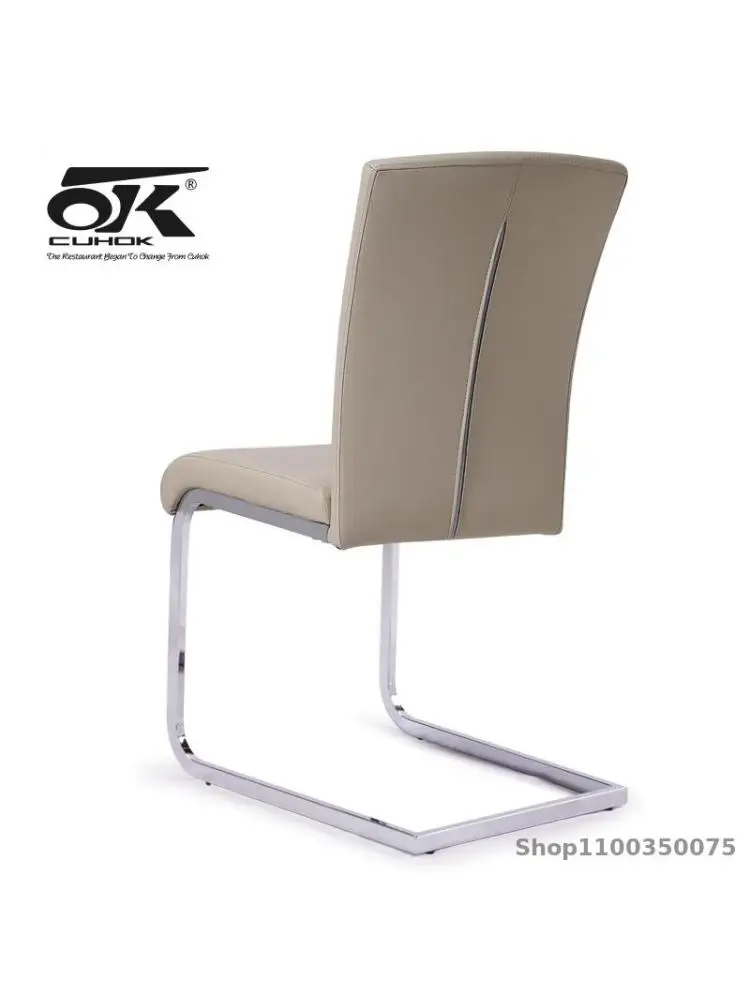 Nerūdijančio Plieno Valgomojo Kėdė Ekonomiškas Modernus Minimalistinis Stalas, Kėdė Namų Kaustytomis Geležies Kėdės Atlošas Lankas Kėdė
