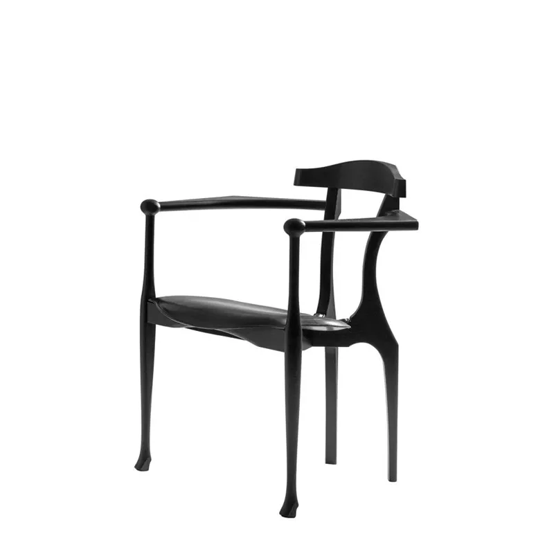 Ergonomiškas Medinės Kėdės, Valgomojo Modernūs, Prabangūs Vienos Rankos Dizainerio Kėdė Patalpų Kartais Poltroncina Kamera Da Letto Medienos Baldai