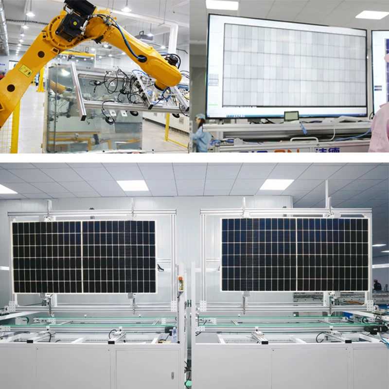 Kinijos gamintojas Mono 144 baterija 500W plokščiųjų saulės fotoelementų skydelis 450W fotoelektros modulis gamykloje, pagal geros kainos