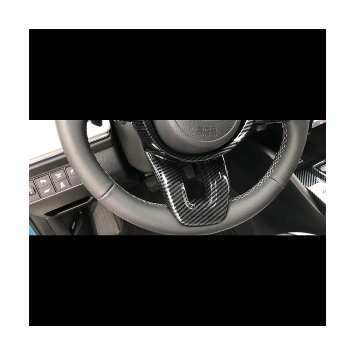 Honda HRV HR-V 2022 2023 Vairas Apdailos Dangtelio Lipdukas Apdailos Priedai ABS Anglies Pluošto