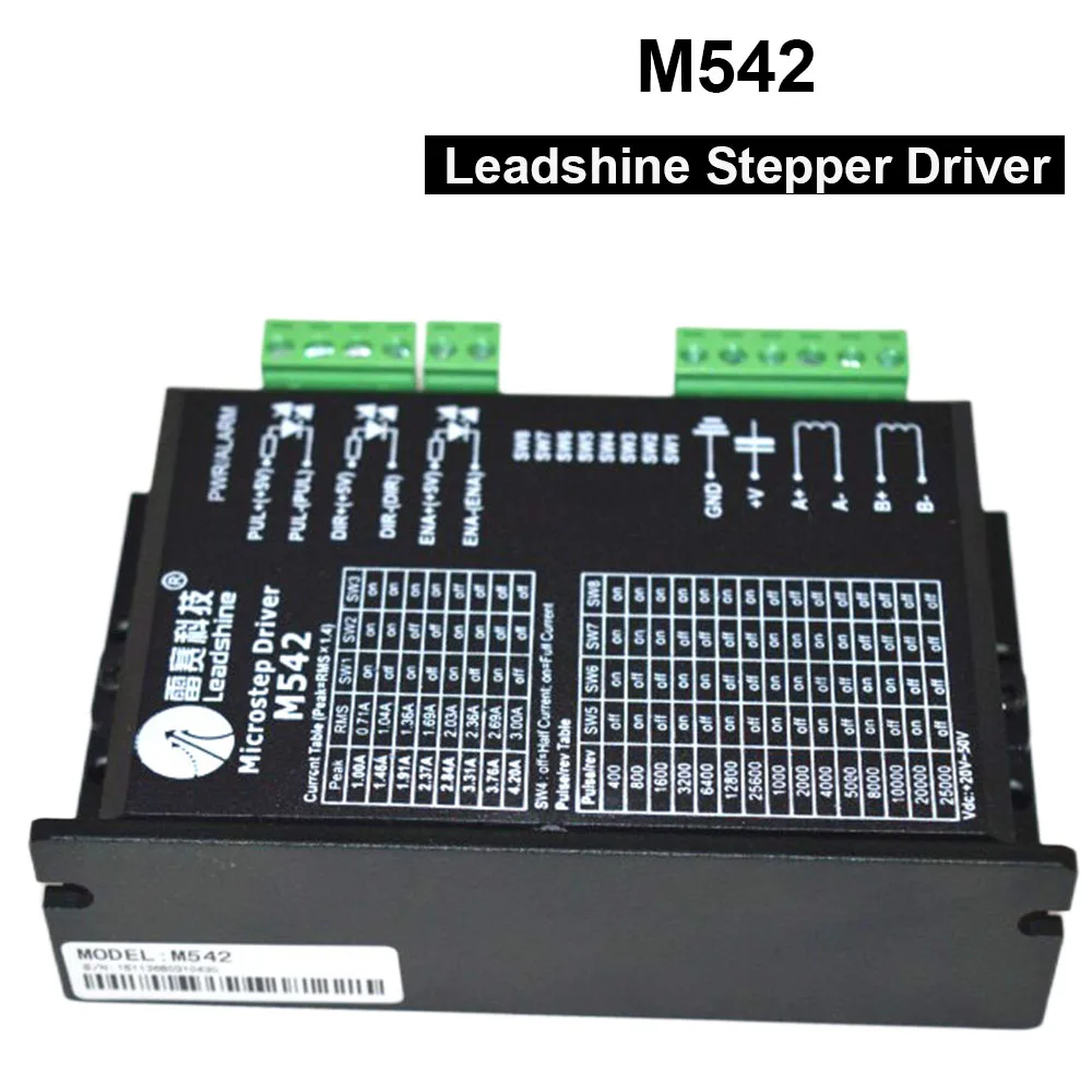 Geriausia kokybė, solvent spausdintuvas leadshine microstep motorinių M542 stepper driver servo už rašalinis
