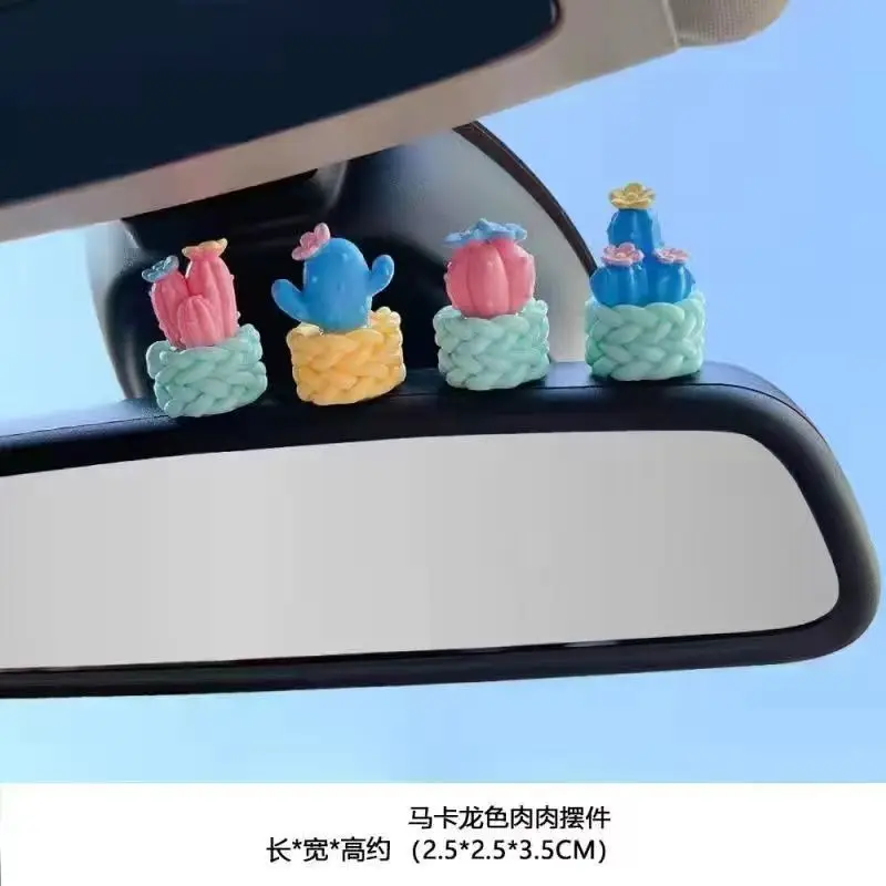 Mielas Animacinių Filmų Automobilio Prietaisų Skydelio Ornamentu Interjero Galinio Vaizdo Veidrodžio Apdaila, Elektra Varomų Transporto Priemonių Priedų