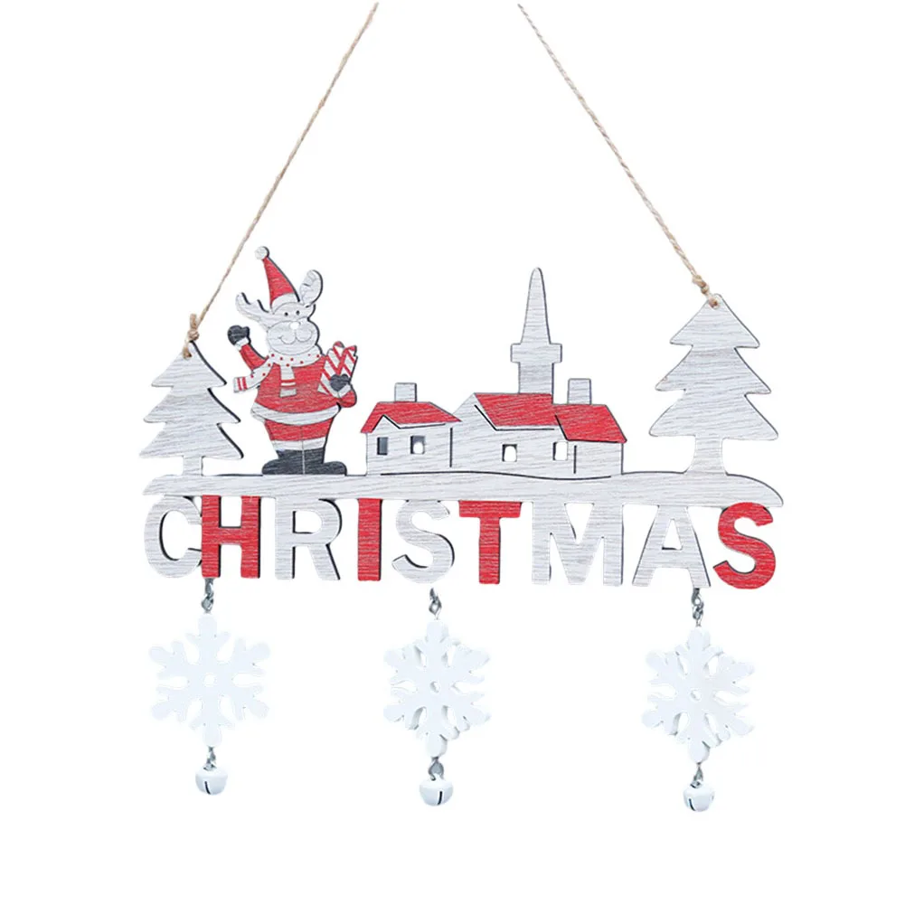 Kalėdų Durų Kabykla Naujųjų Metų Šaliai Pakabučiai Kalėdų Medžio Kabo Oranments Santa Claus Snoweman Briedžių Linksmų Kalėdų Dekoro 2023