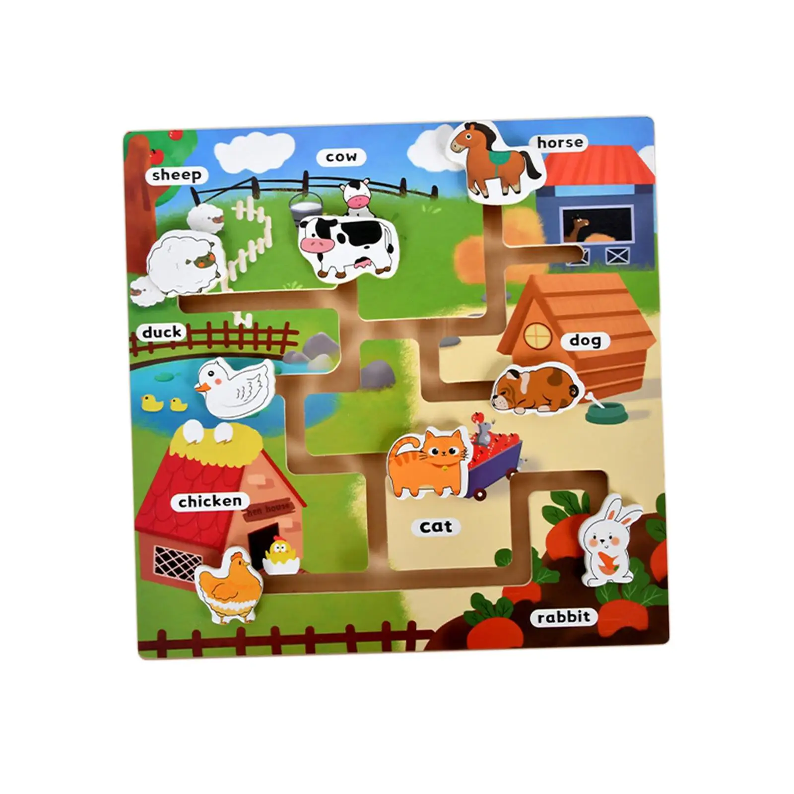 Medinis Labirintas Žaislai smulkiosios motorikos Planetos Puzzle Žaislas, skirtas Ikimokyklinio amžiaus Berniukų, Mergaičių