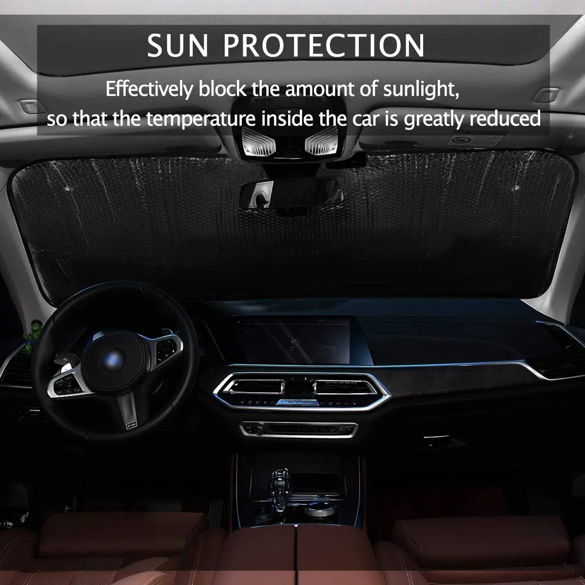 Oarencol Įdomus Kat Vairuotojo Automobilio priekinį Stiklą Saulės Pavėsyje, Sulankstomas UV Spindulių, Saulės Skydelis Raštas skėtį nuo saulės Išlaikyti Jūsų Transporto priemonės Cool
