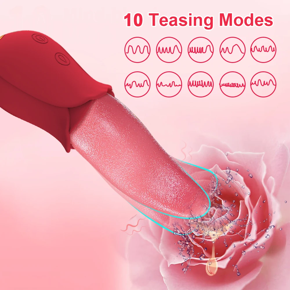 Kalba Rose Vibratoriai Moterims, 10 Greitis Realus Lyžis Speneliai Moters Klitorio Stimuliacijos Sekso Žaislai Suaugusių Porų