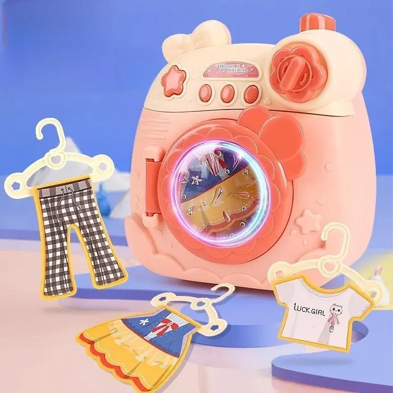 Vaikas, Kūdikis, Imitavimo Žaislai Mini Plastikinis Būgnas Skalbimo Mašina Žaisti House Žaidimas Tiktų Gimtadienio Dovana, Namų Ūkio Prietaisų Berniukas Mergaitė