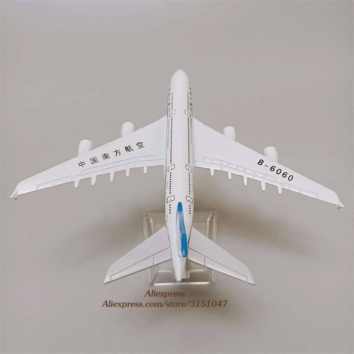 Metalų lydinio, Air China Southern A380 Aviakompanijų Lėktuvo Modelį 