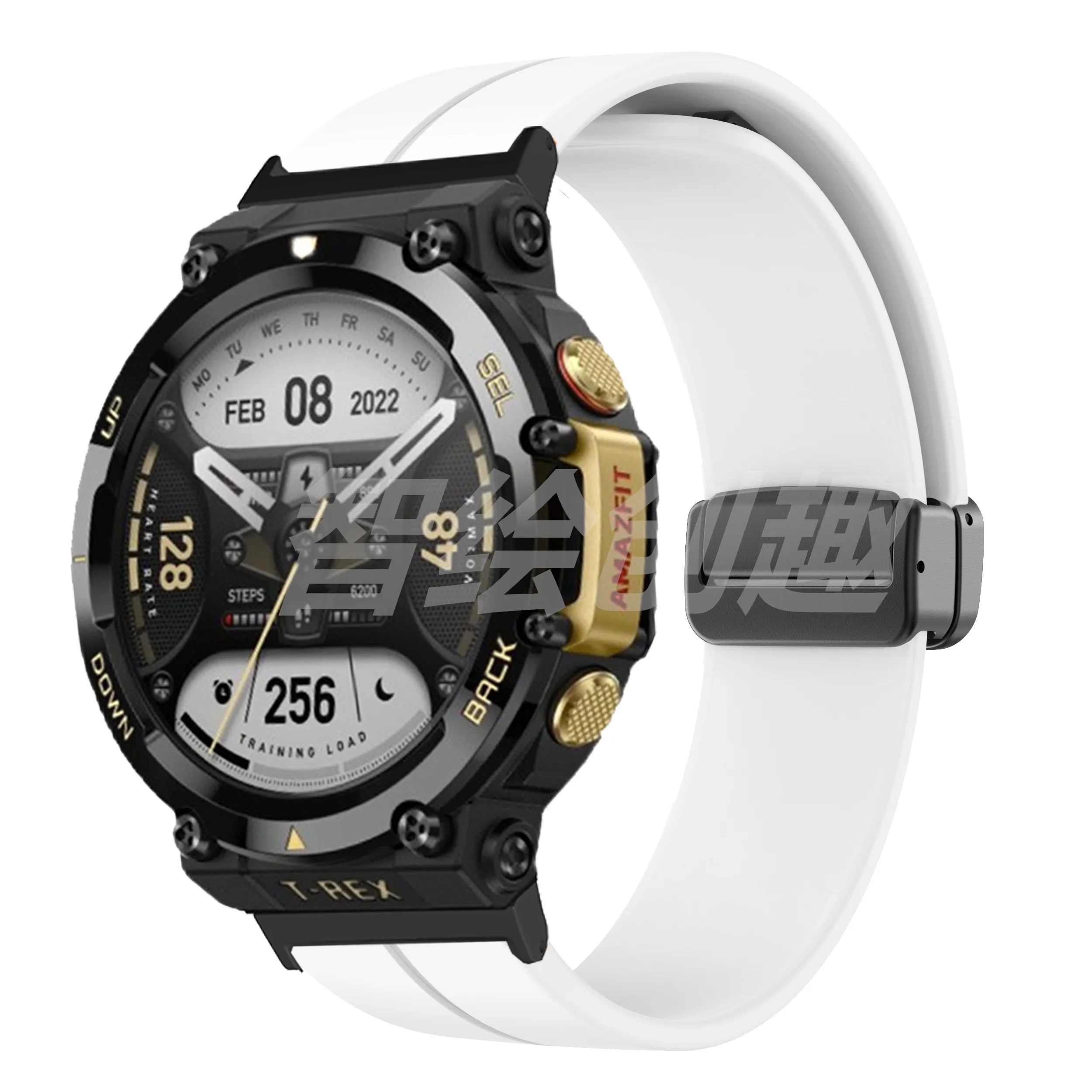 Magnetinio Silikono Dirželis Huami Amazfit T-Rex 2 Smart Watch Band Reguliuojama Apyrankė Amazfit T-Rex Pro Trex 2 Diržai Correa